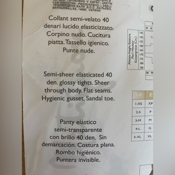 New premium semi sheer black tights from Philippe Matignon Sz 3 M - Picture 5 of 7